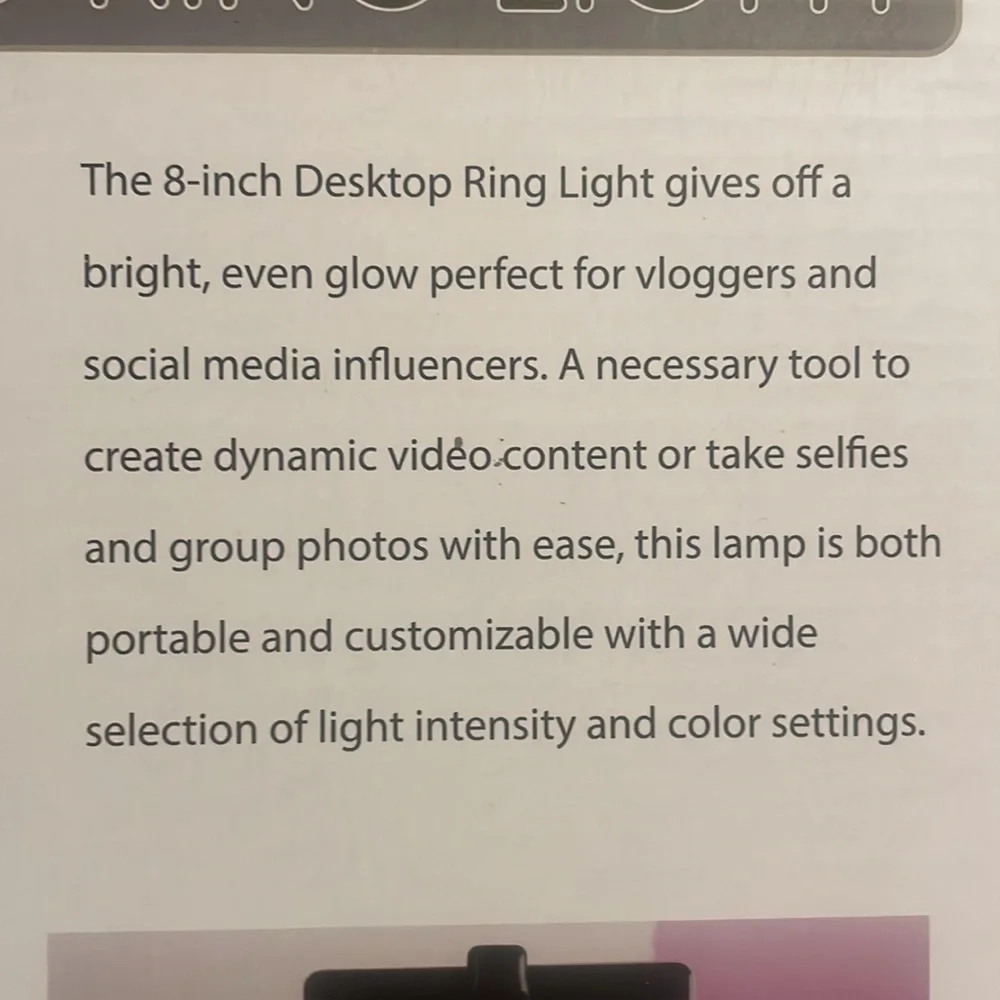 Ring Light LED BIRL815 8 